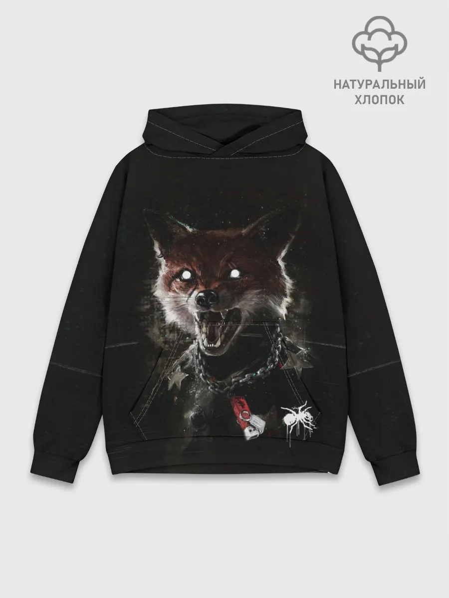 Худи мужской база хлопок / Prodigy Fox