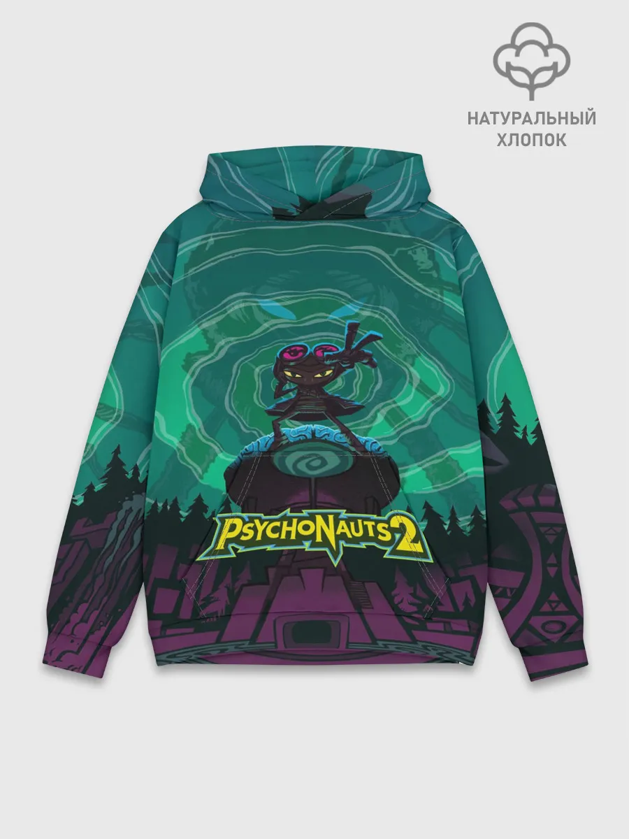 Худи мужской база хлопок / PsychoNauts 2 Рас