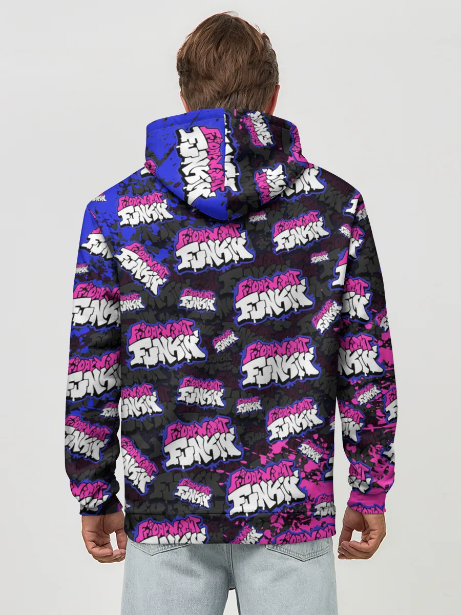 Худи мужской база хлопок / FRIDAY NIGHT FUNKIN ЛОГОБОМБИН