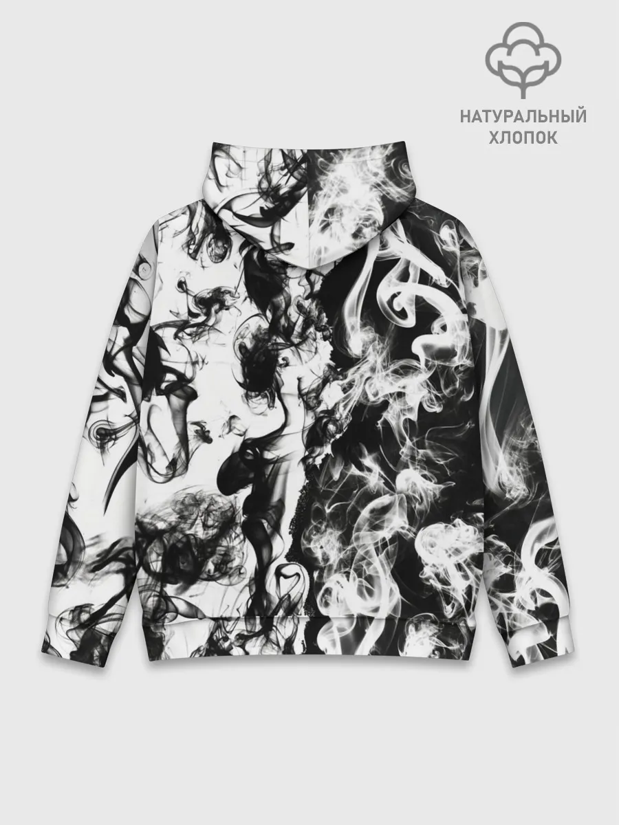 Худи мужской база хлопок / Dead water 3D. Мертвая вода 3Д