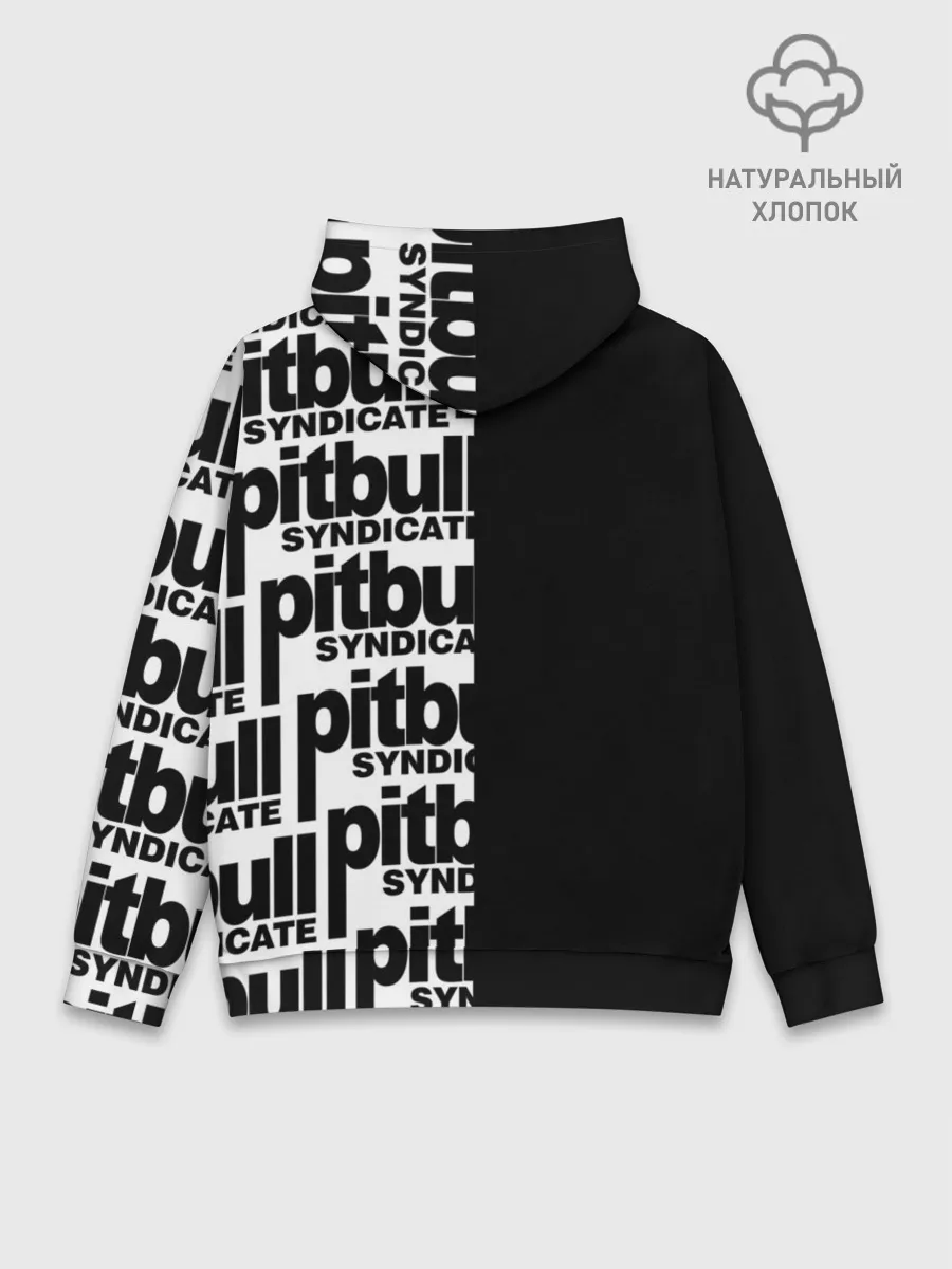 Худи мужской база хлопок / PITBULL SYNDICATE / ПИТБУДЬ