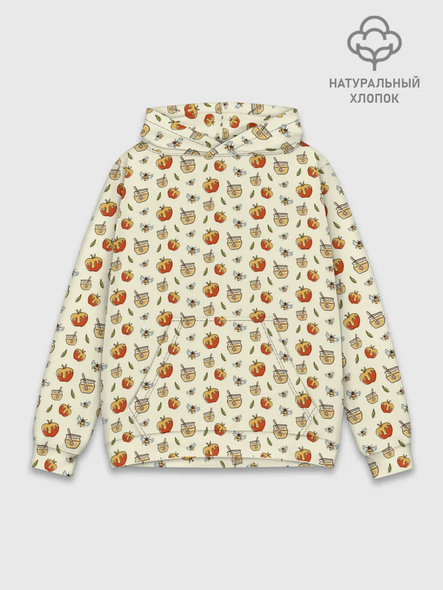Худи мужской база хлопок / Яблоки и мёд