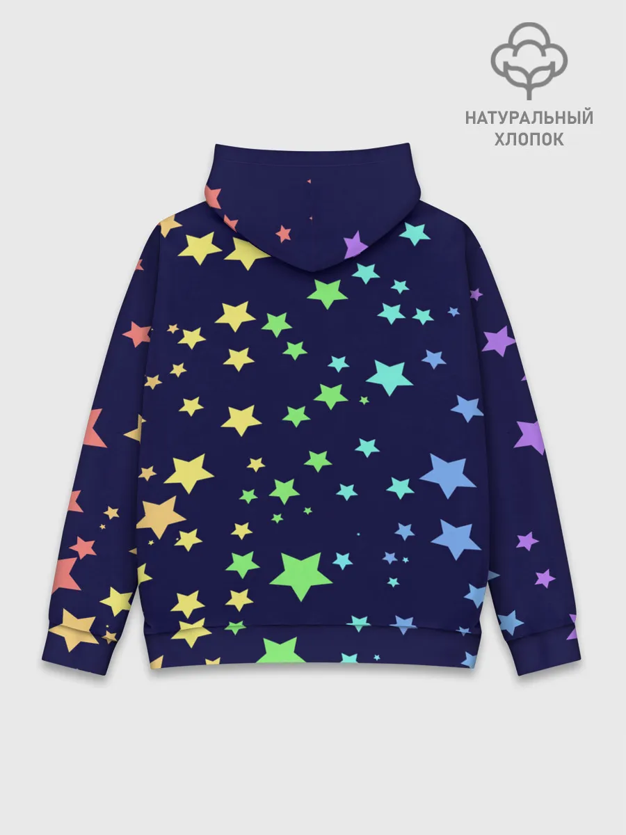 Худи мужской база хлопок / Звезды