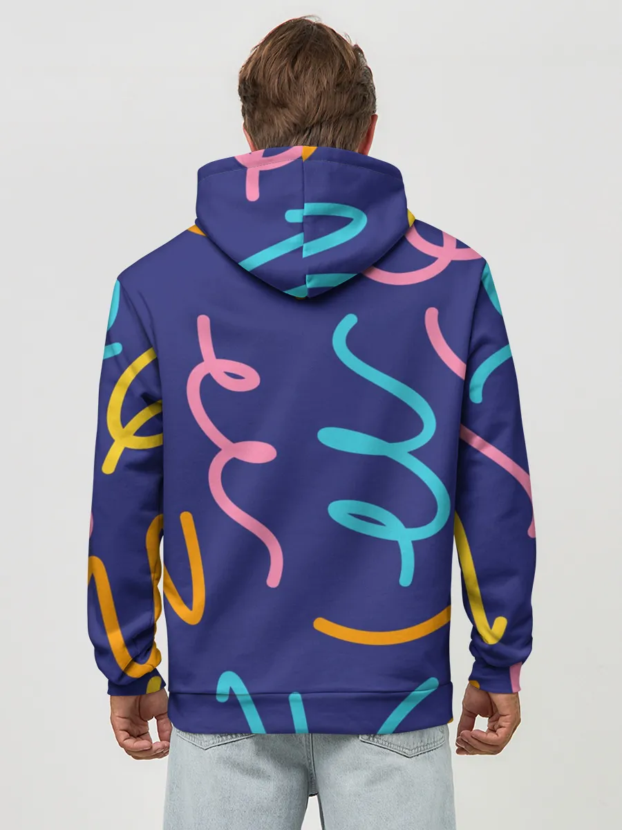 Худи мужской база хлопок / Одноцветная ячейка