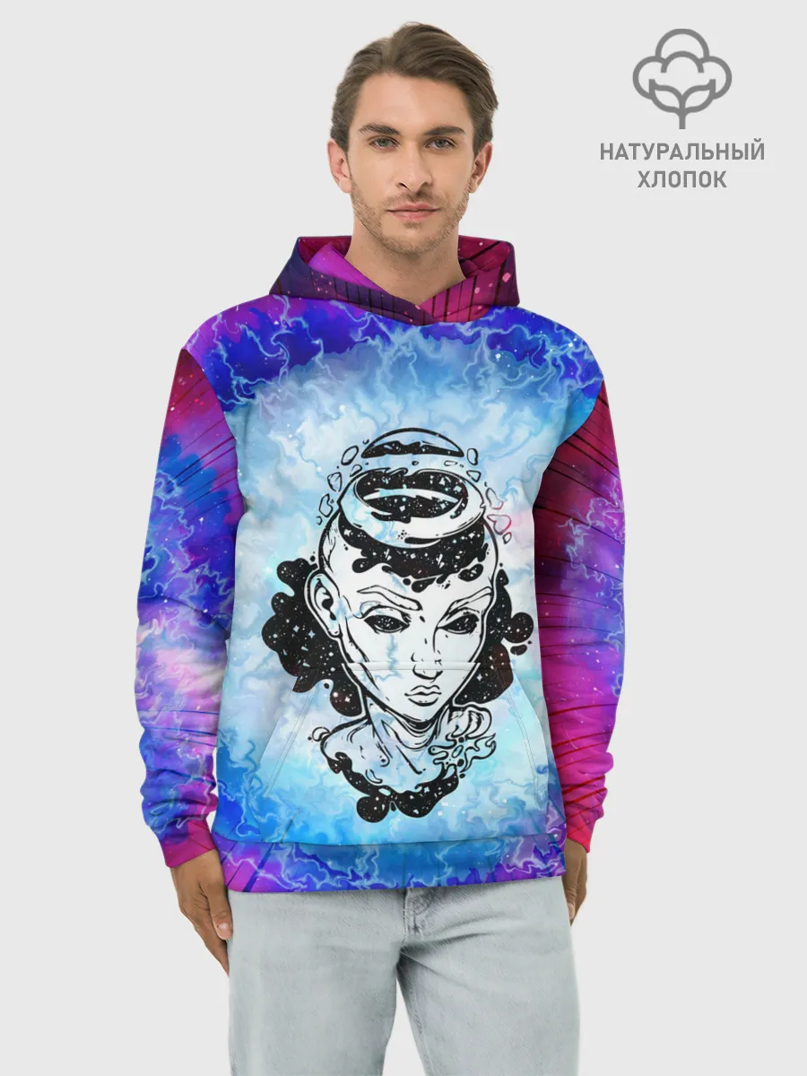 Худи мужской база хлопок / ГОСПОЖА ГАЛАКТИКА | SPACE GIRL