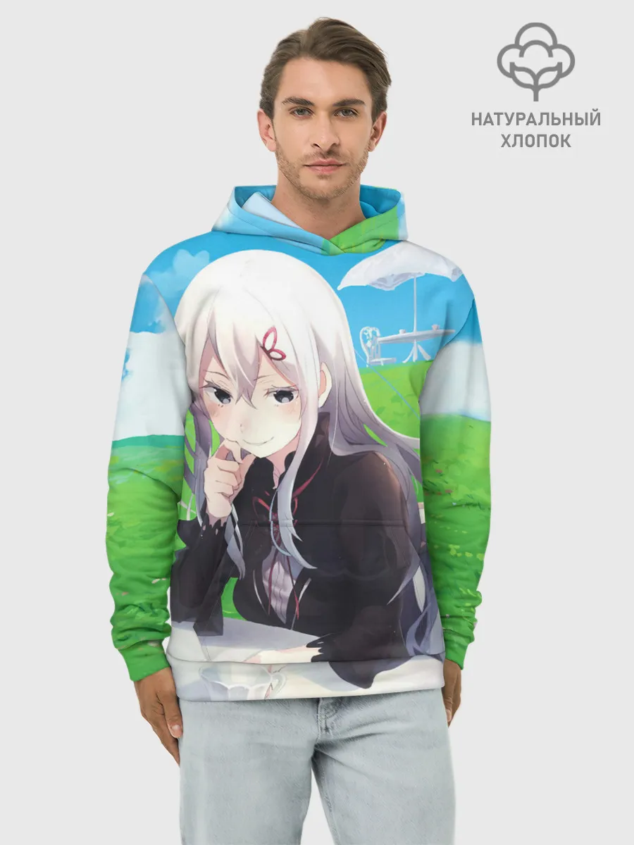 Худи мужской база хлопок / Echidna