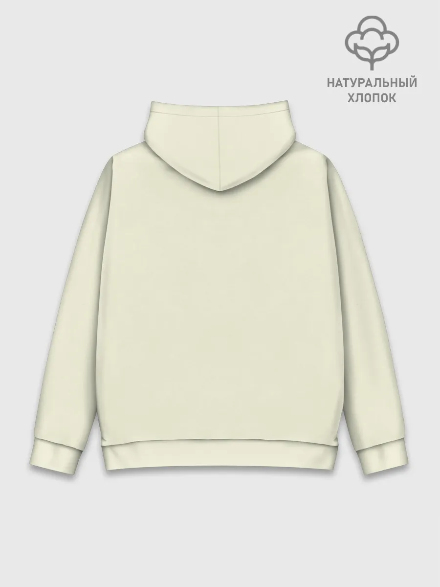 Худи мужской база хлопок / Уэс