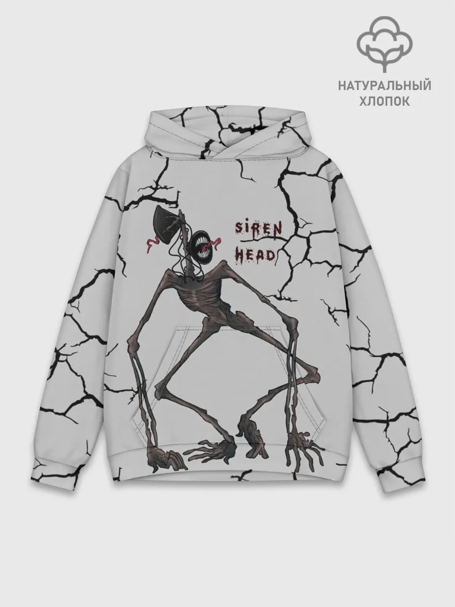 Худи мужской база хлопок / Horror | Сиреноголовый