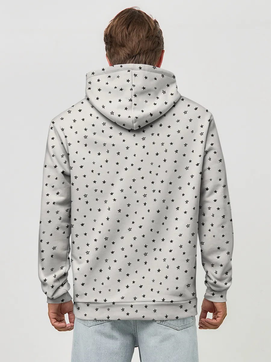 Худи мужской база хлопок / Звёздочки