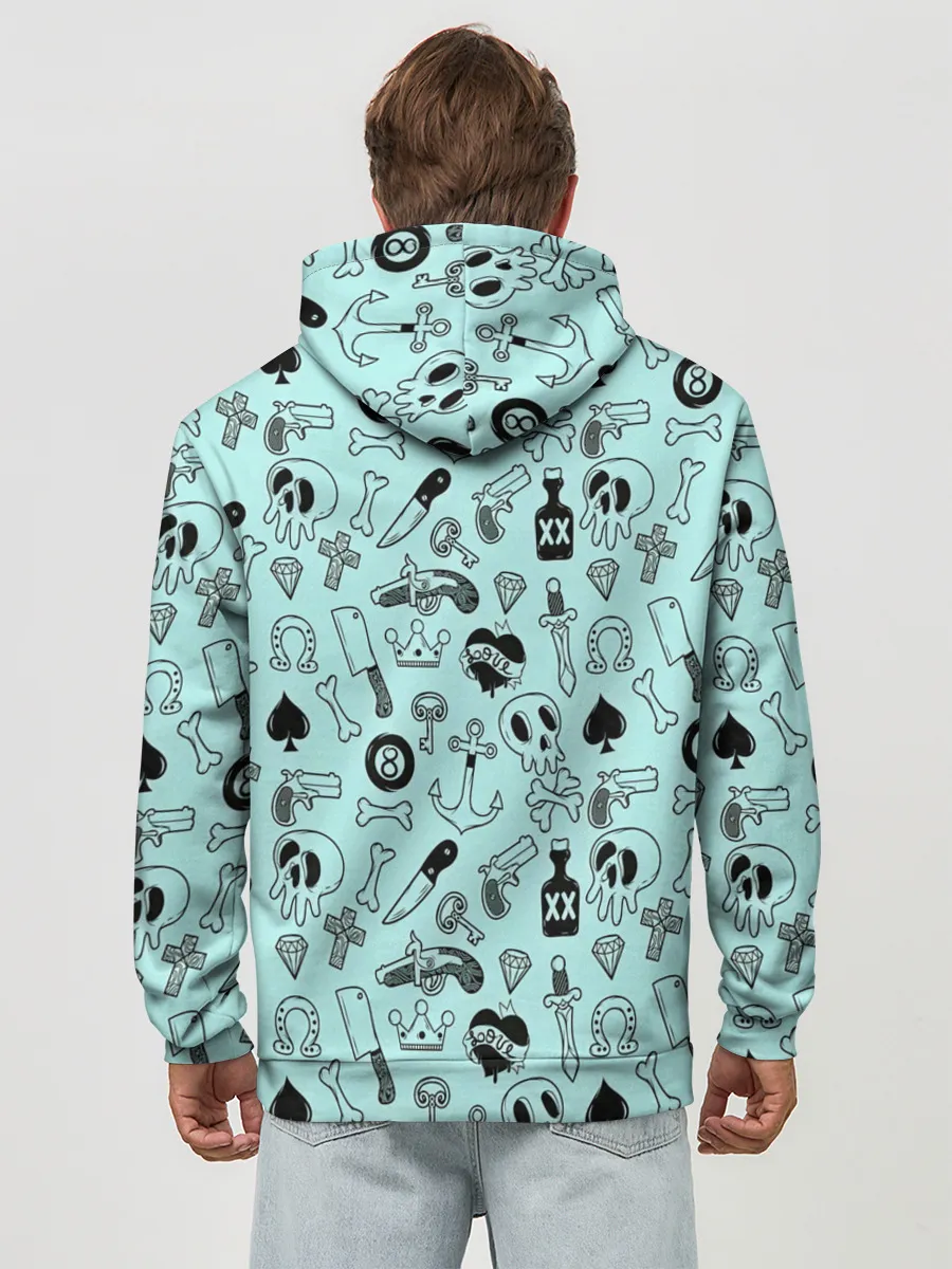 Худи мужской база хлопок / SkullS