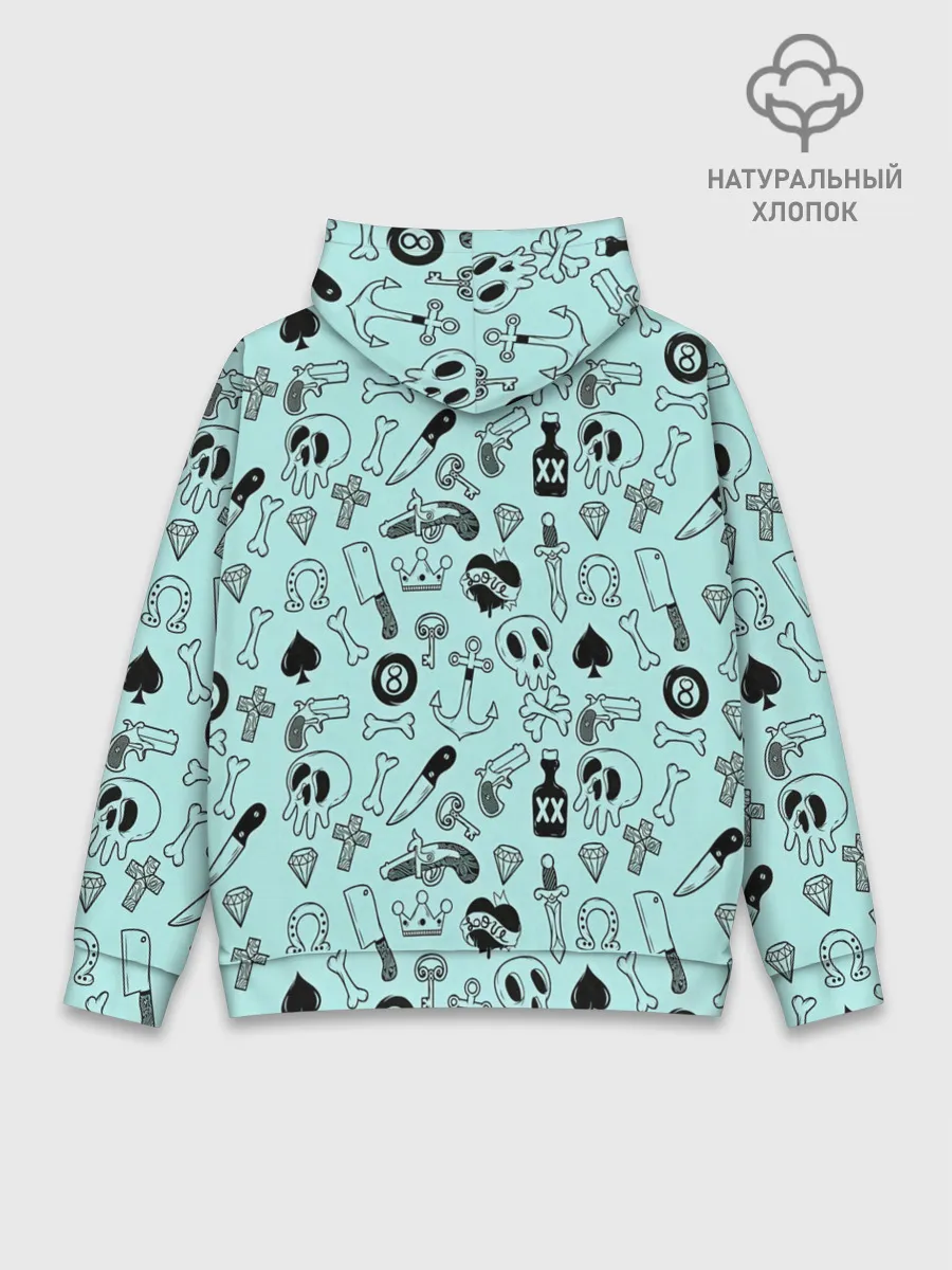 Худи мужской база хлопок / SkullS