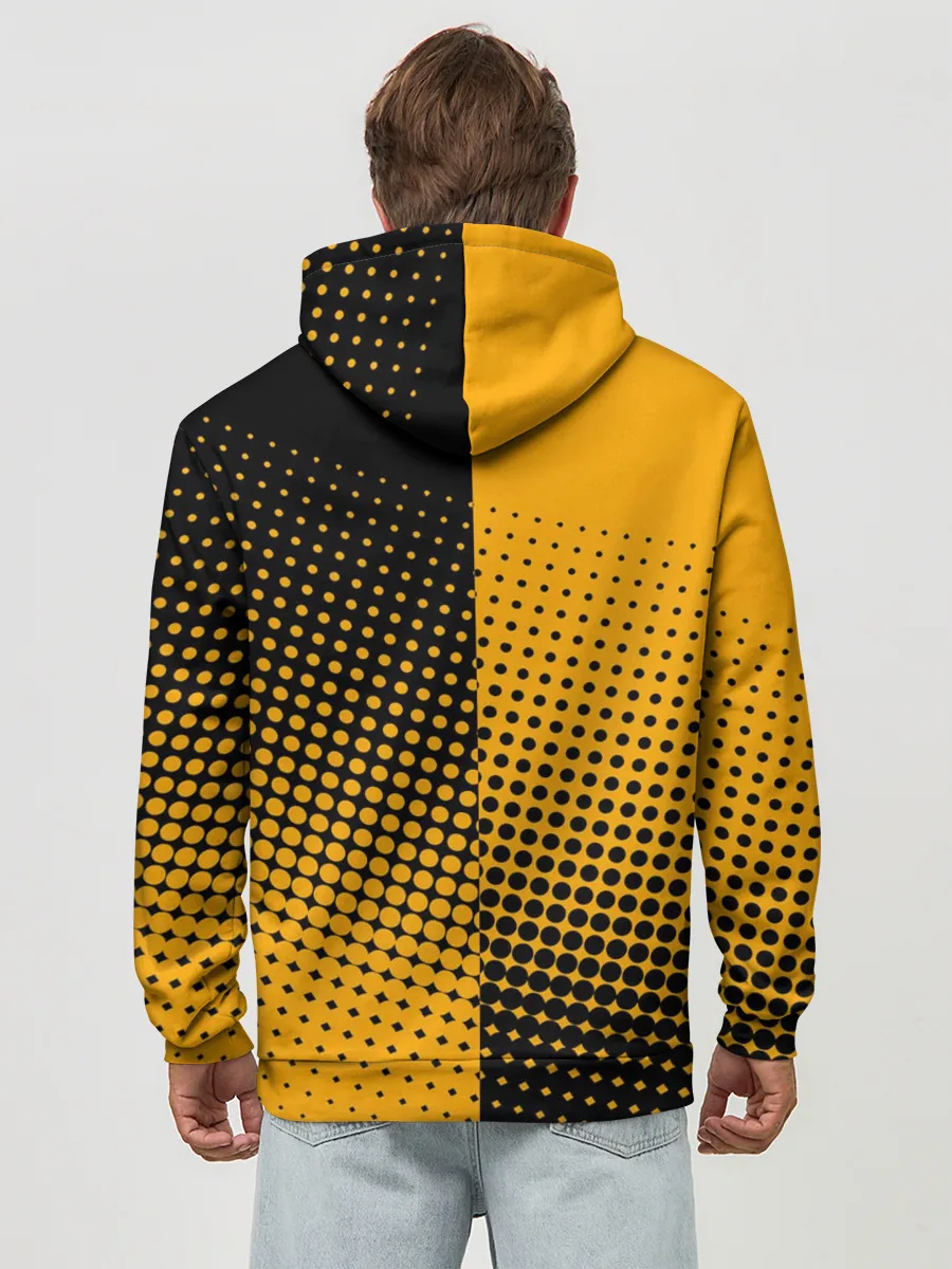 Худи мужской база хлопок / BALTMOTORS / ГРАДИЕНТ