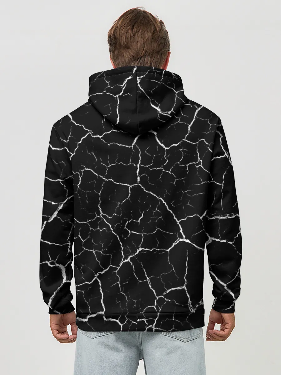 Худи мужской база хлопок / Elden Ring - Cracks