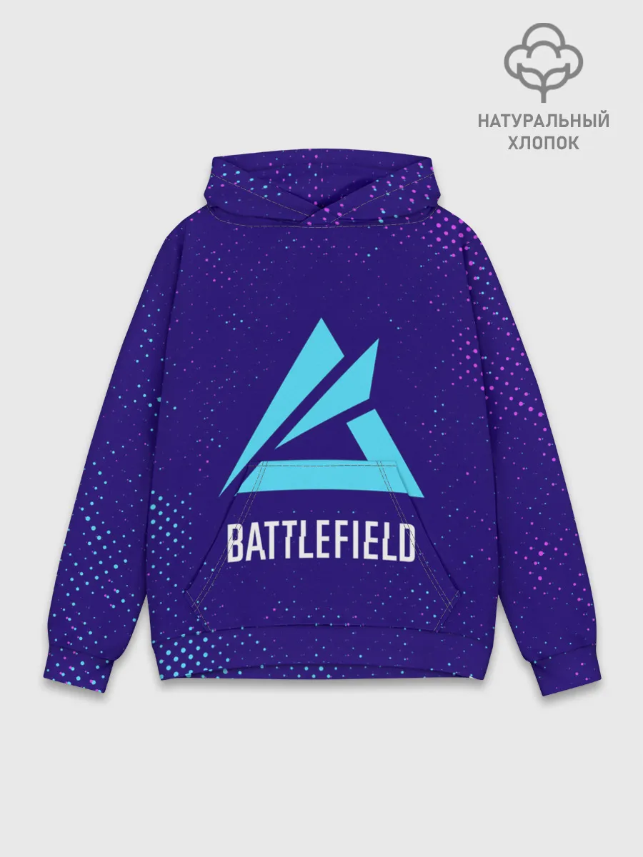 Худи мужской база хлопок / Батлфилд 2042 - Гранж