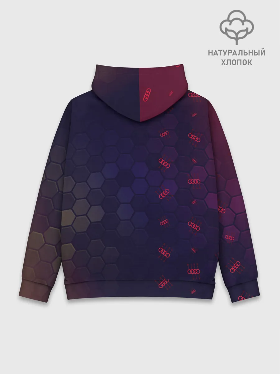Худи мужской база хлопок / Audi - Gearbox - Hexagon