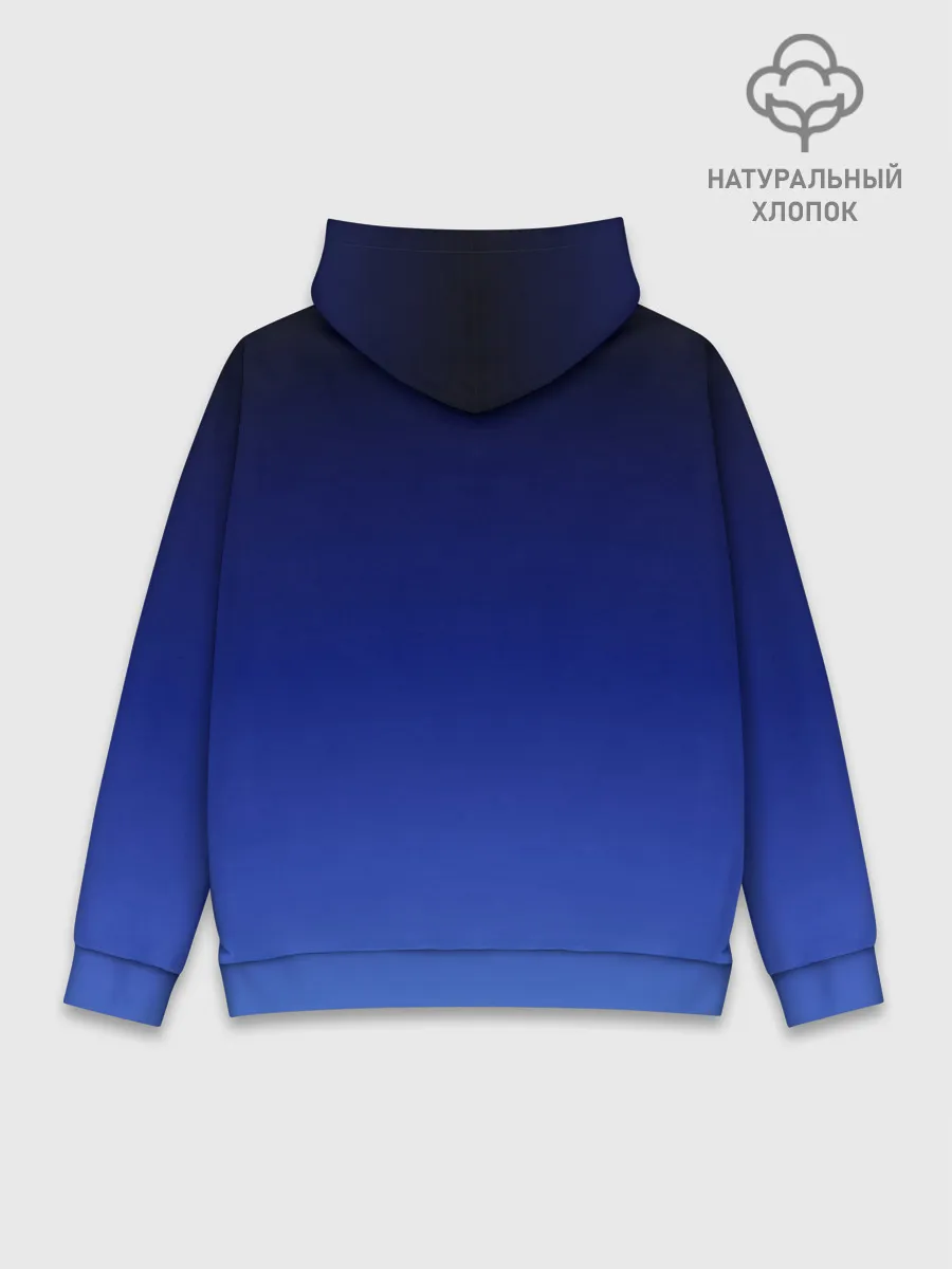 Худи мужской база хлопок / Animegirl Night Sea