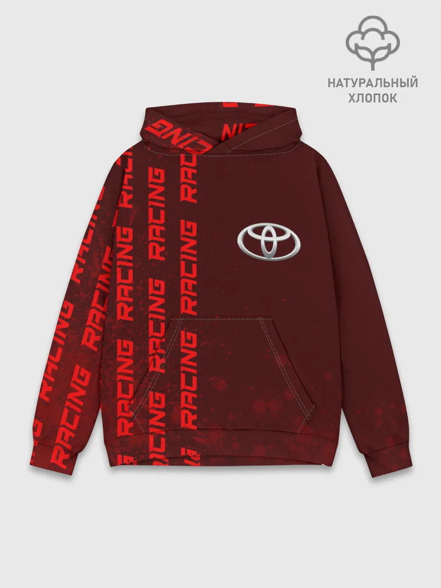 Худи мужской база хлопок / Тойота - Pro Racing