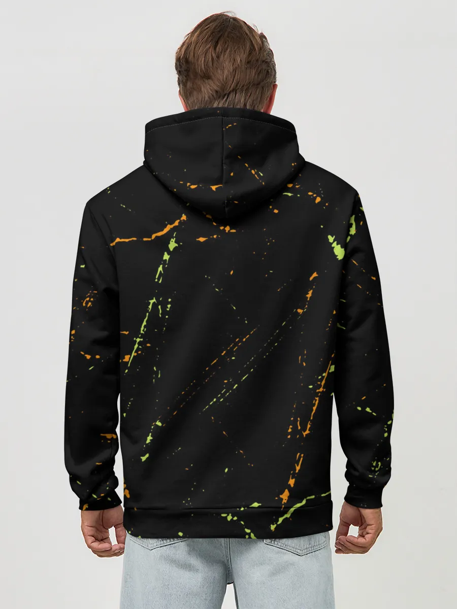 Худи мужской база хлопок / Симпл Димпл - Гранж