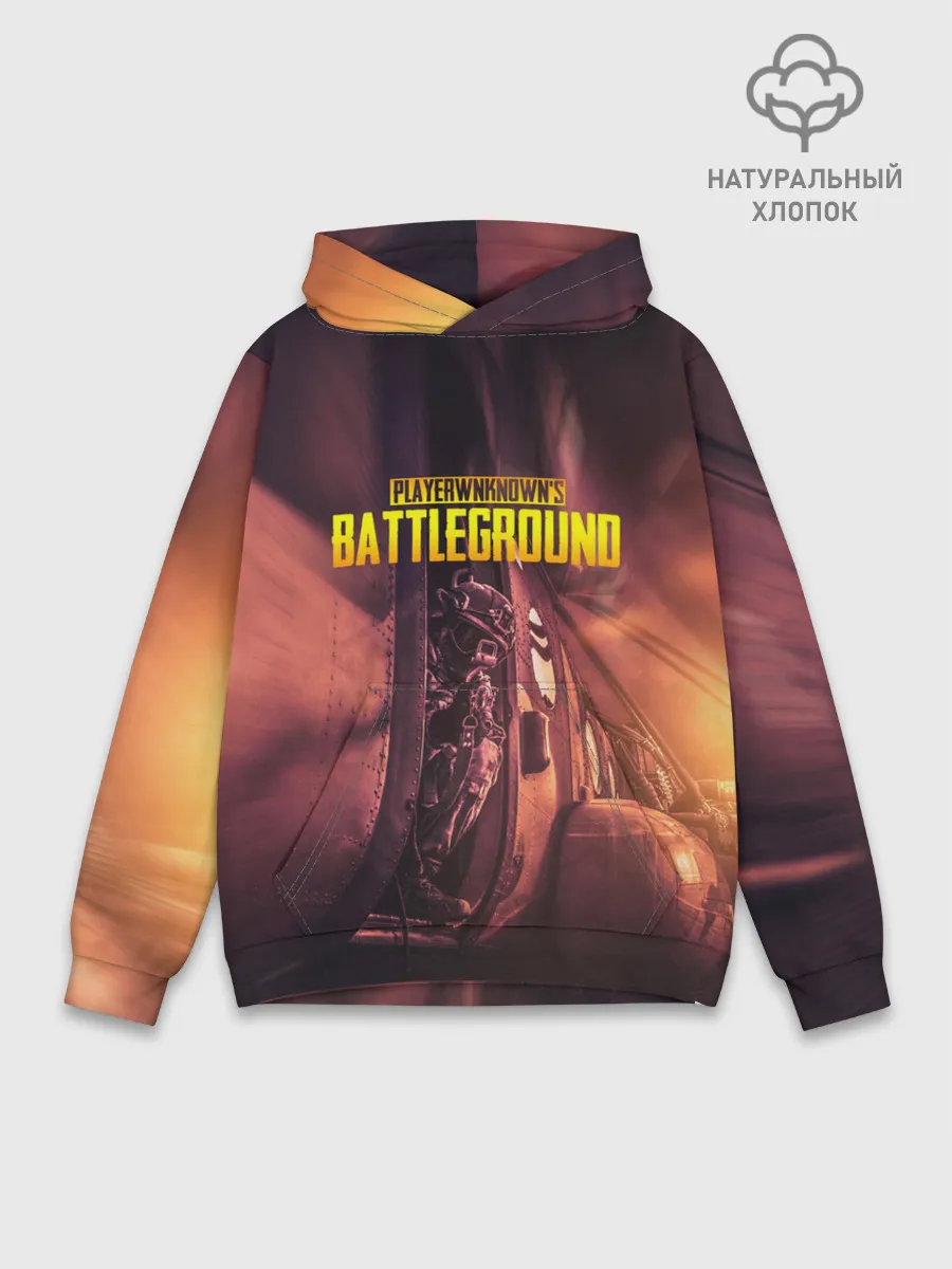 Худи мужской база хлопок / PUBG PARAMO | ПУБГ ПАРАМО