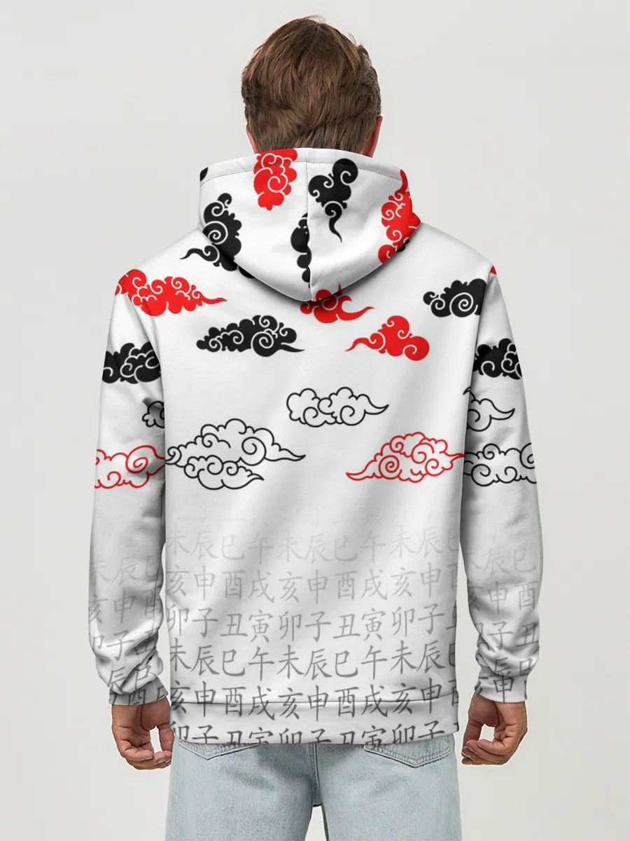 Худи мужской база хлопок / ДОРОРО / DORORO / ХЯККИМАРУ