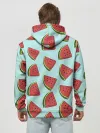 Худи мужской база хлопок / Дольки арбузов