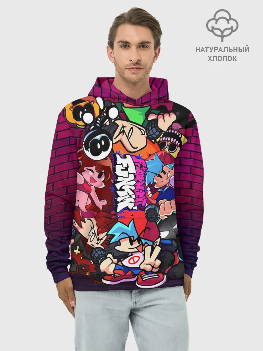 Худи мужской база хлопок / ВСЕ ПЕРСОНАЖИ ИЗ ИГРЫ