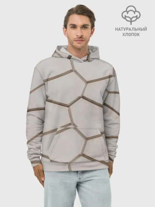Худи мужской база хлопок / Ячейки