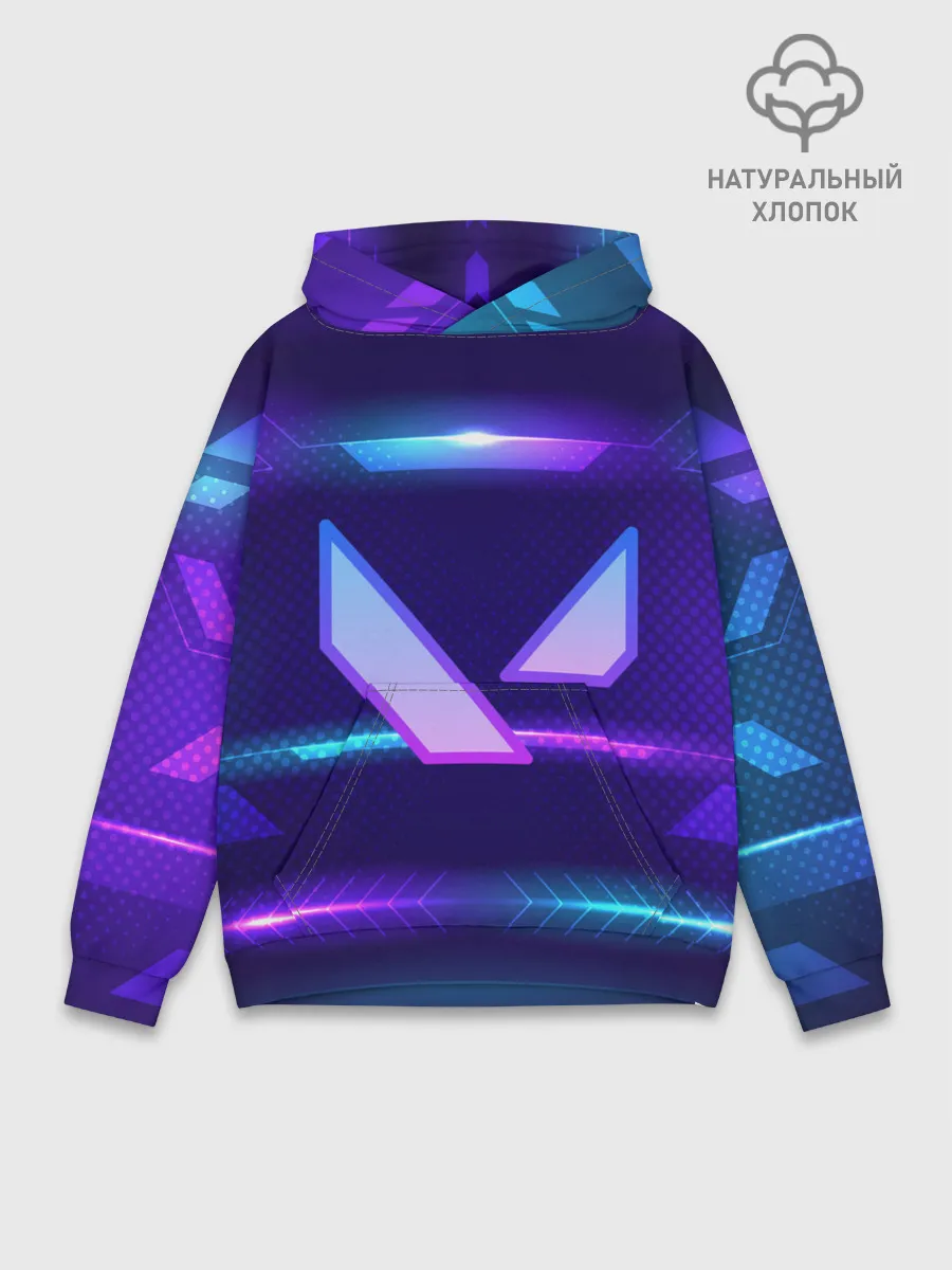 Худи мужской база хлопок / Valorant