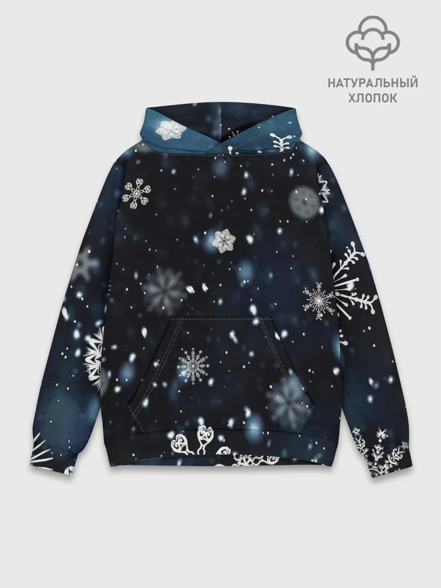 Худи мужской база хлопок / А снег идёт