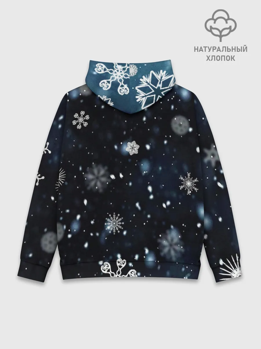 Худи мужской база хлопок / А снег идёт