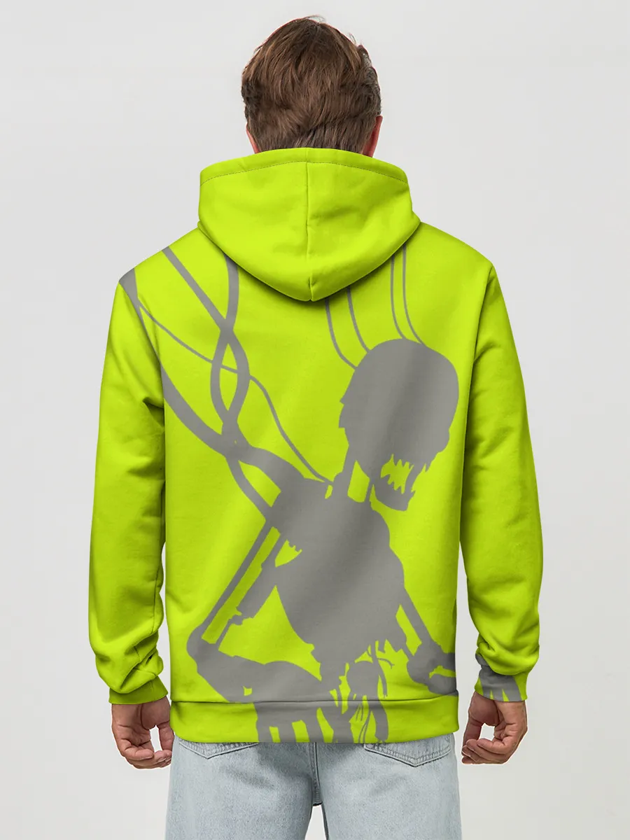 Худи мужской база хлопок / Силуэт злого духа