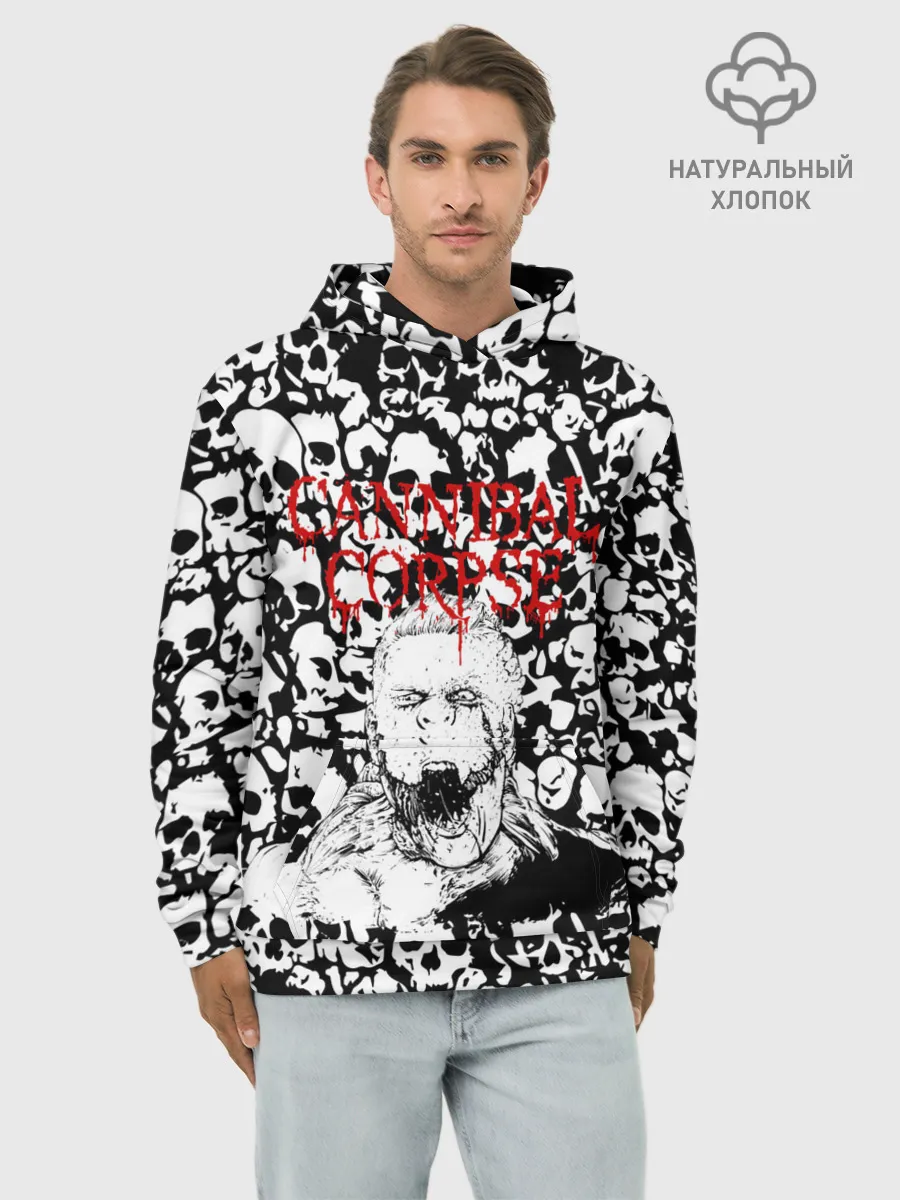 Худи мужской база хлопок / Cannibal Corpse | Труп Каннибала