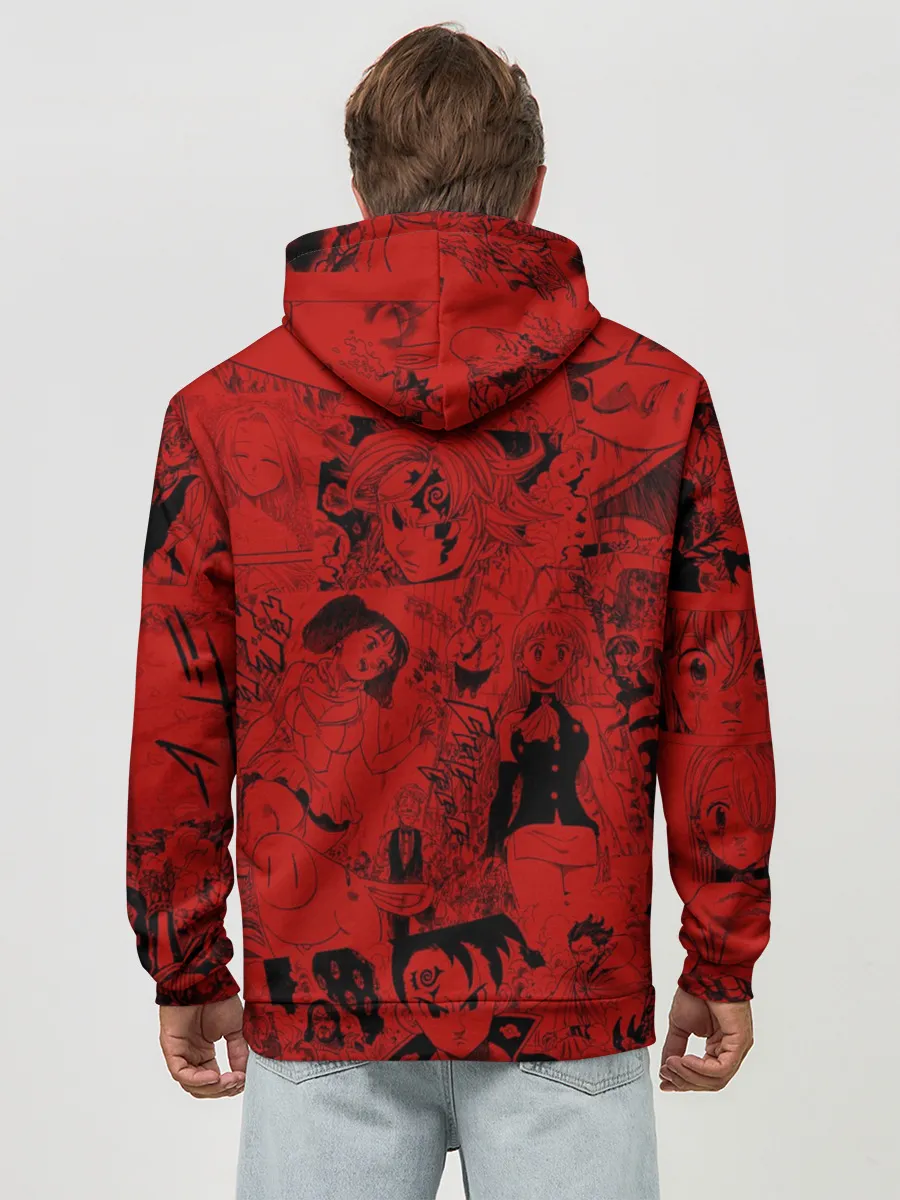 Худи мужской база хлопок / Мелиодас, Meliodas