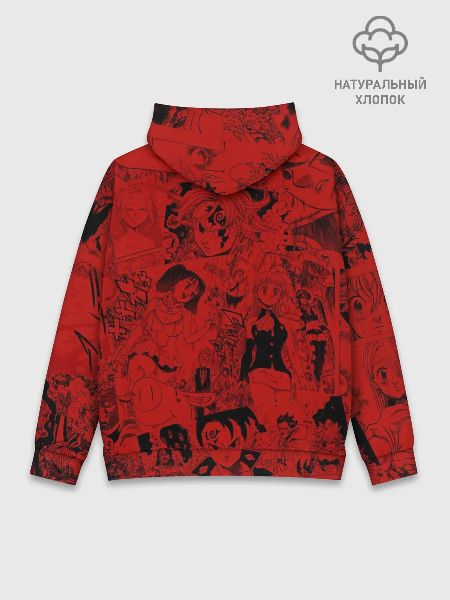 Худи мужской база хлопок / Мелиодас, Meliodas