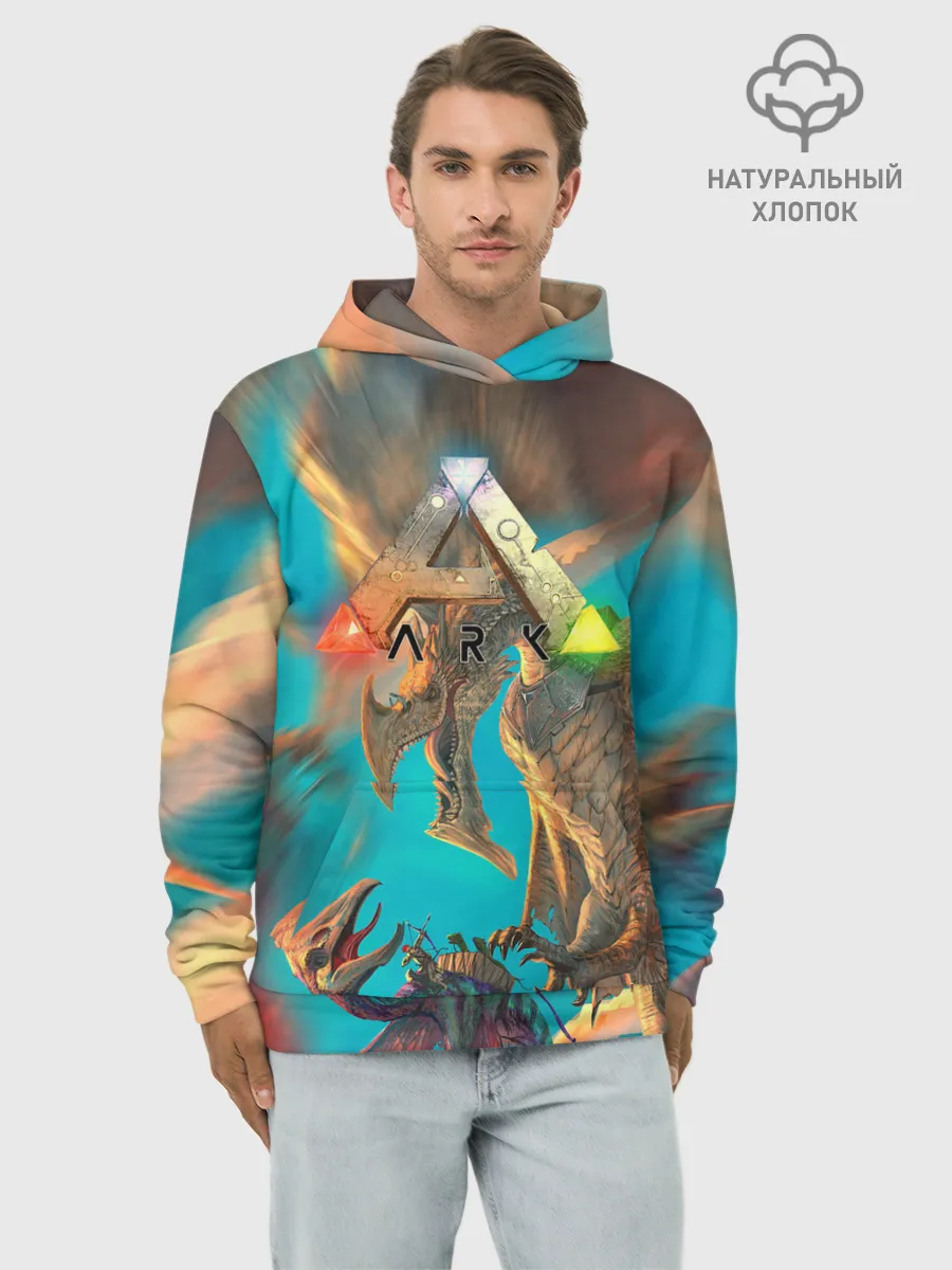 Худи мужской база хлопок / Ark Survival | АРК СУРВИВАЛ