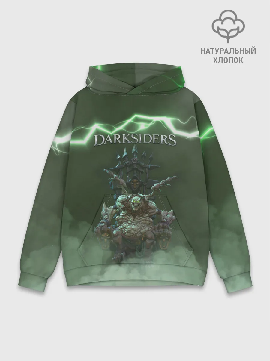 Худи мужской база хлопок / Darksiders | Гнев Войны