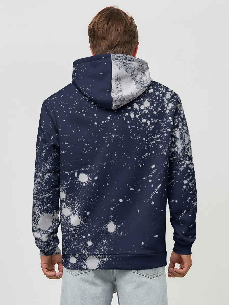 Худи мужской база хлопок / Мерседес - Звезда - Pro Racing