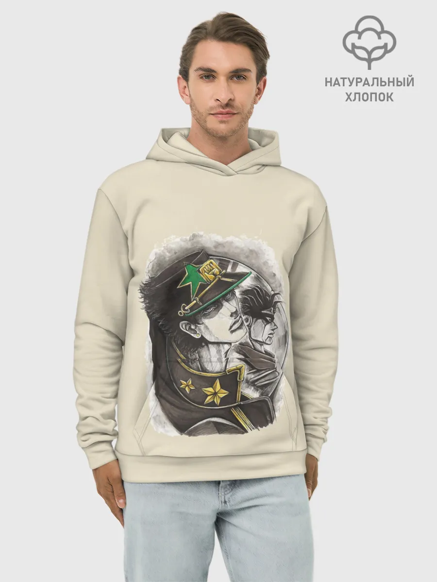 Худи мужской база хлопок / Jotaro Kujo