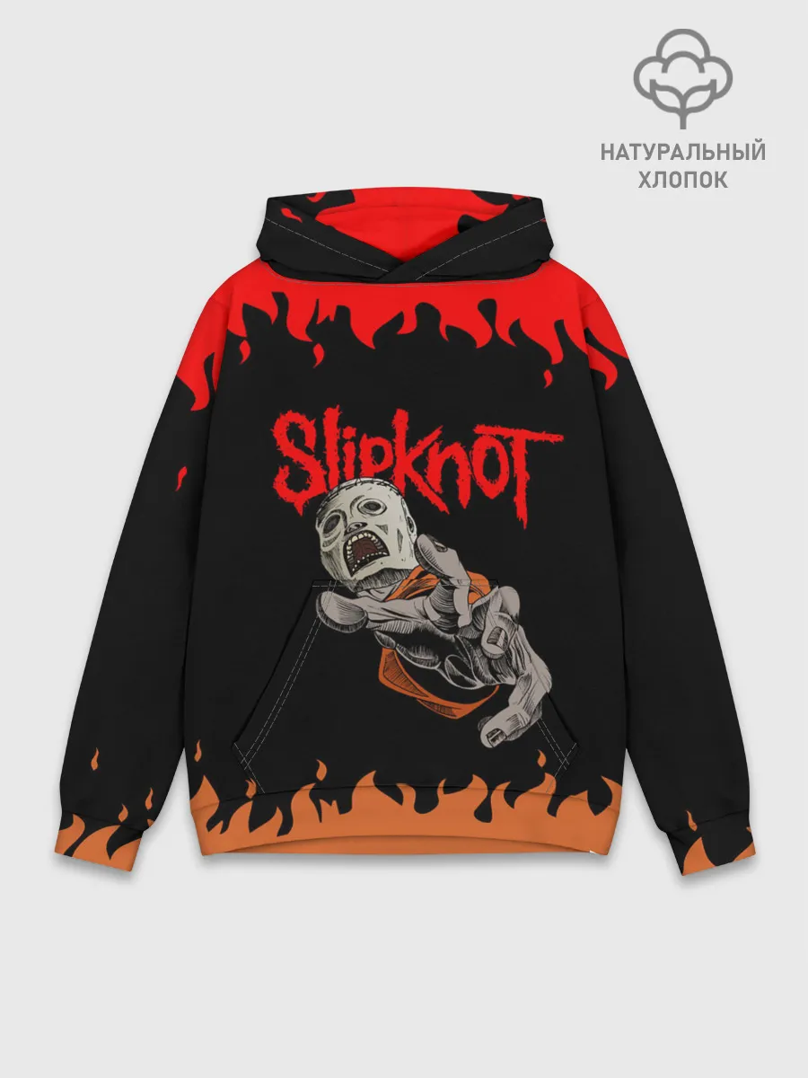 Худи мужской база хлопок / Кори Тейлор | СЛИПКНОТ