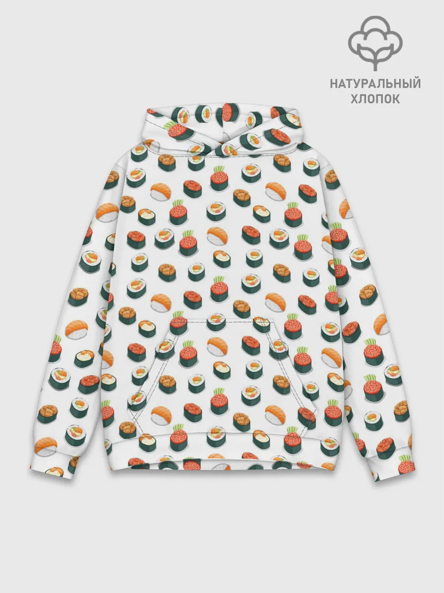 Худи мужской база хлопок / Sushi