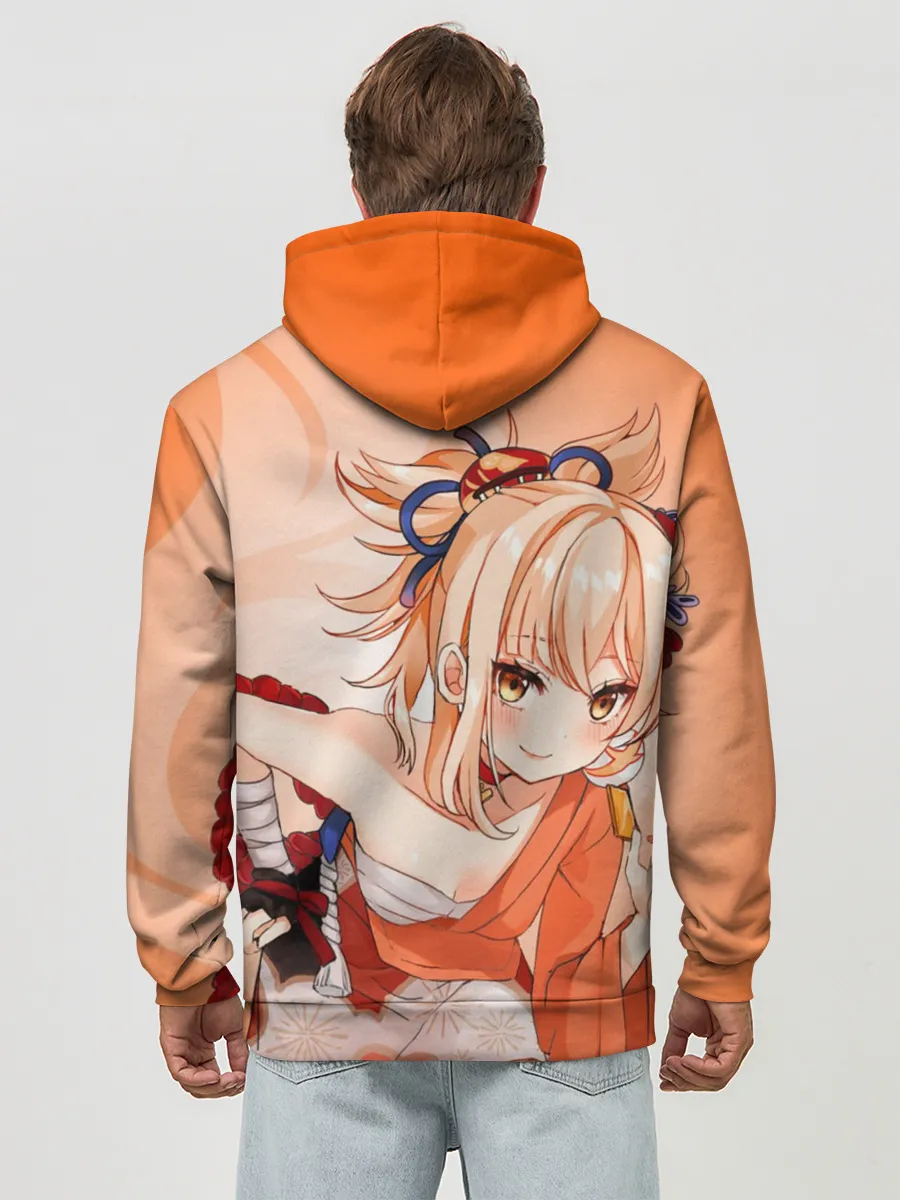 Худи мужской база хлопок / Genshin Impact, Ёимия