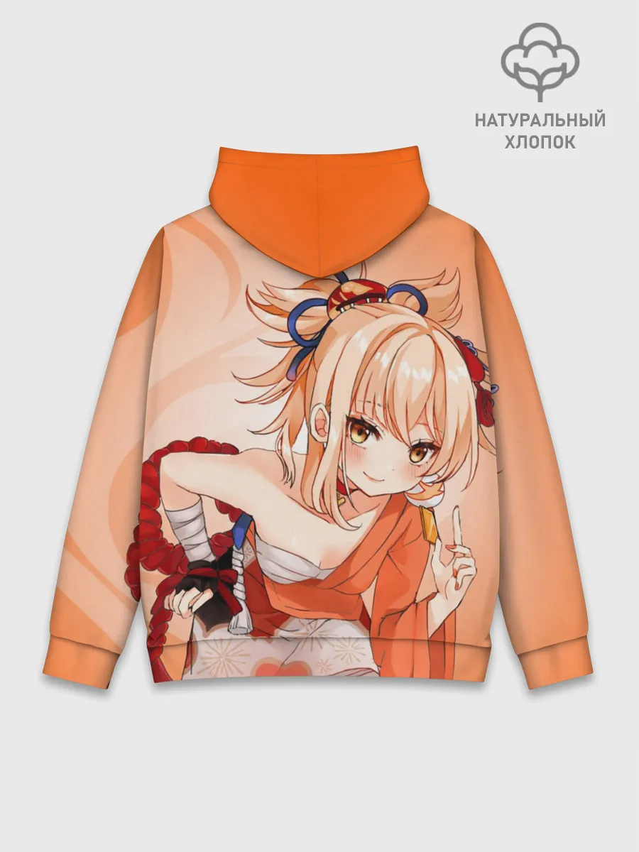 Худи мужской база хлопок / Genshin Impact, Ёимия