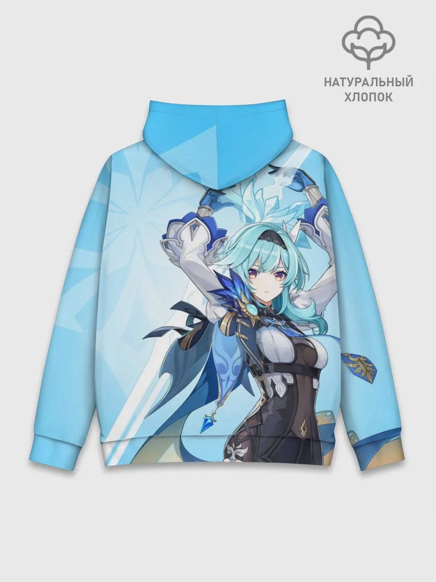 Худи мужской база хлопок / Genshin Impact, Эола