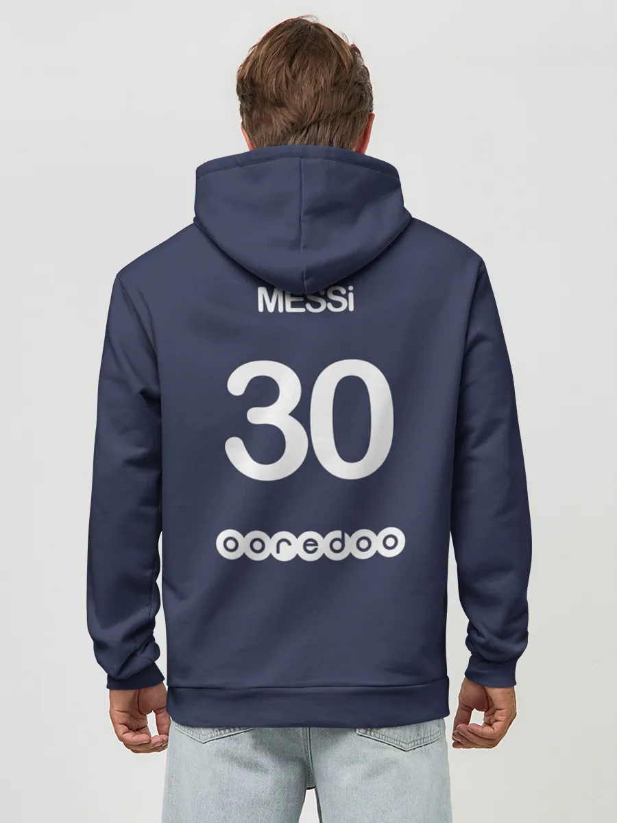Худи мужской база хлопок / Messi