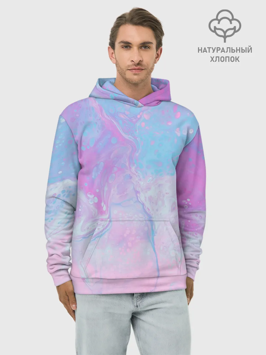 Худи мужской база хлопок / Градиент