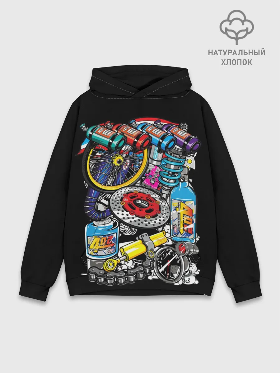 Худи мужской база хлопок / Gas Garage