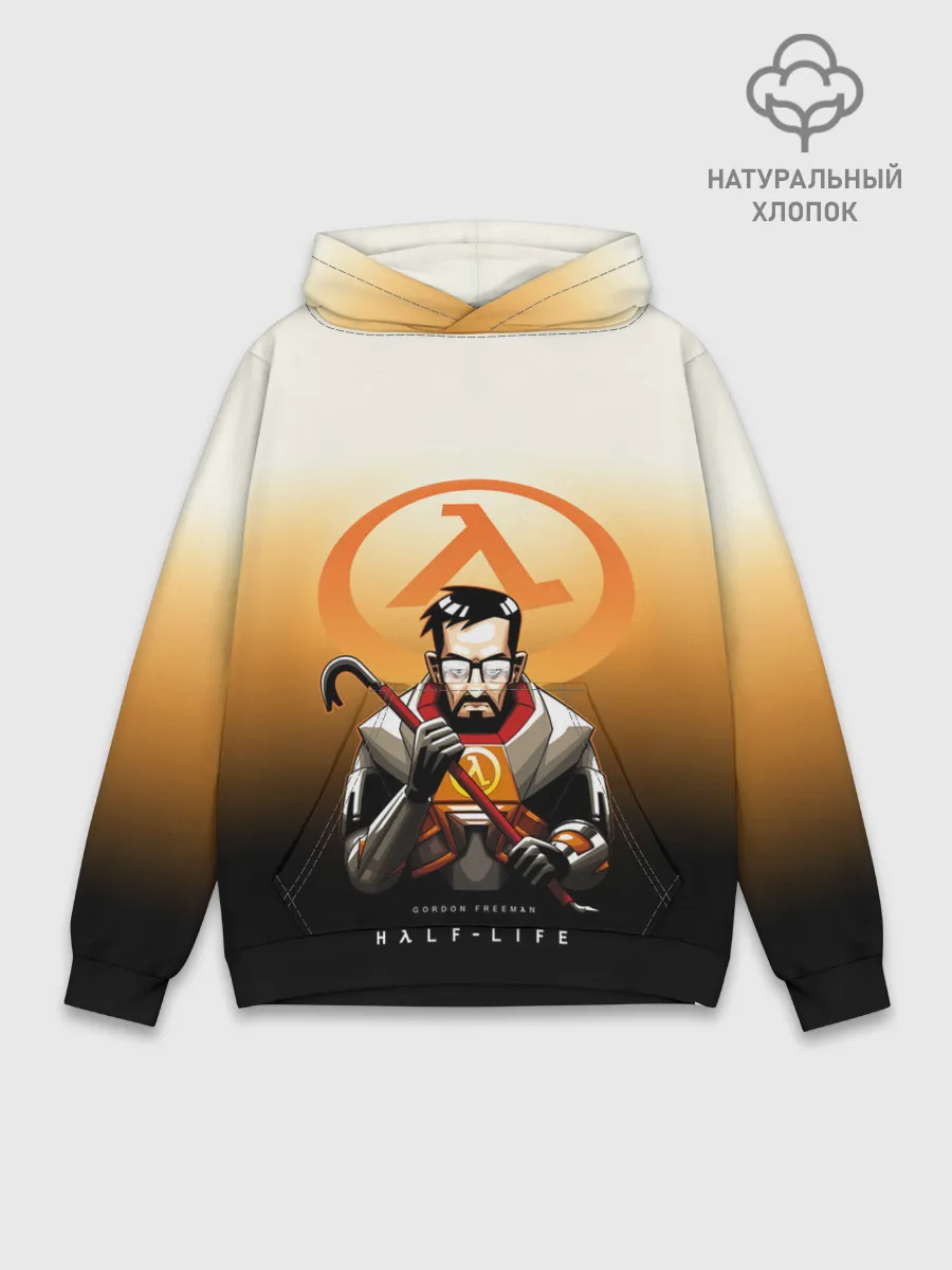 Худи мужской база хлопок / FREEMAN | HALF-LIFE