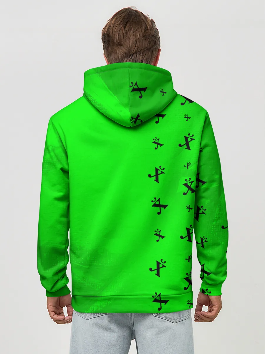 Худи мужской база хлопок / Древний Иероглиф - Краска