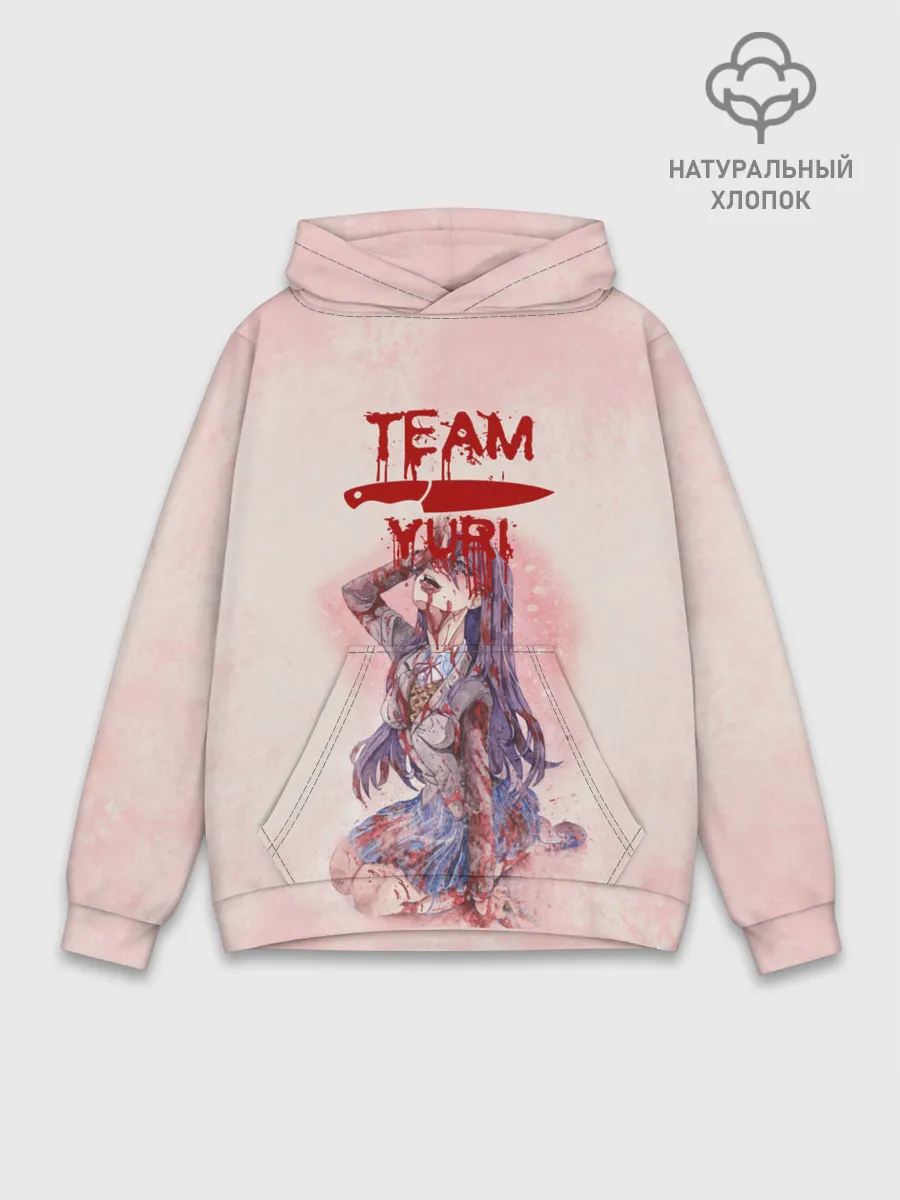 Худи мужской база хлопок / Team Yuri | Доки Доки