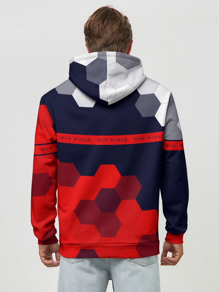 Худи мужской база хлопок / New World - Соты